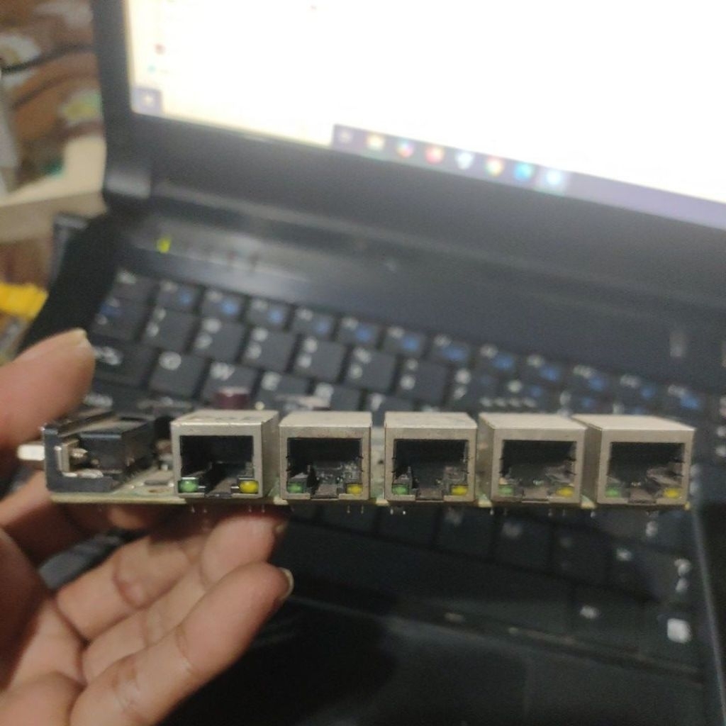 mesin MIKROTIK RB 450G MINUS gak masuk winbok