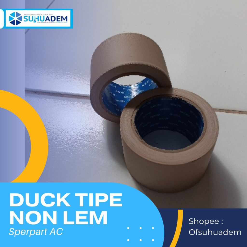 Duck Tipe Non Lem TECOM pembungkus pipa ac