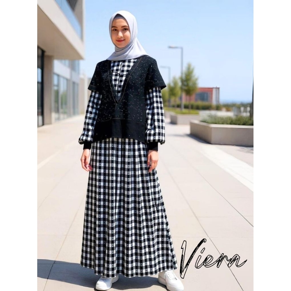 gamis set viera by simply laisa