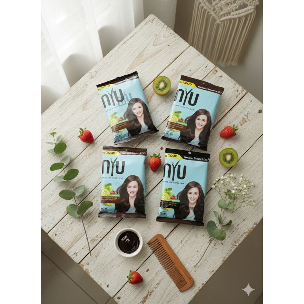 NYU HAIR CREME BLACK BROWN - 1 SACHET