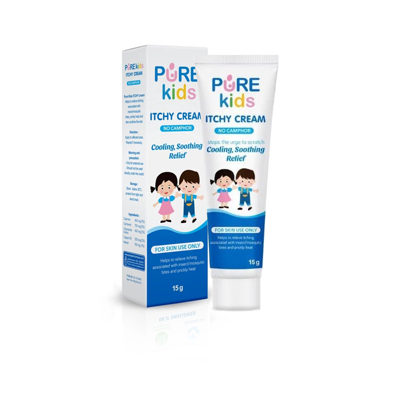 Pure Kids Itchy Cream 15 g - Salep Pereda Gatal Biang Keringat [BOGOR]