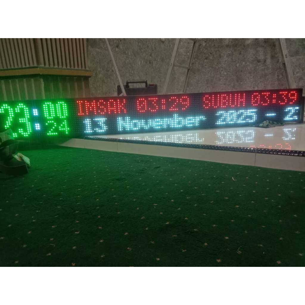Jadwal sholat RGB Running text