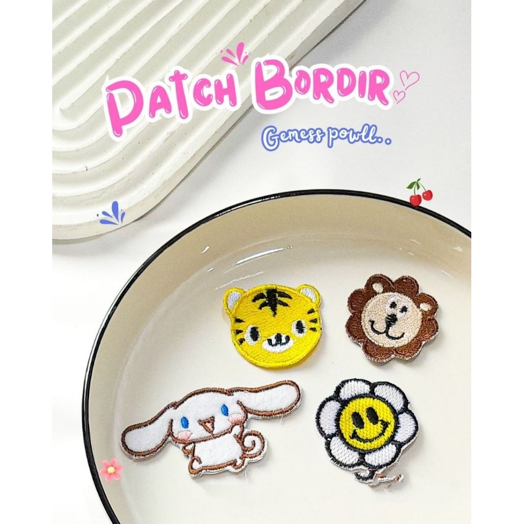 Patch Bordir Aksesoris Bordir Aksesoris Baju Bordir Tempelan Baju Hiasan Baju