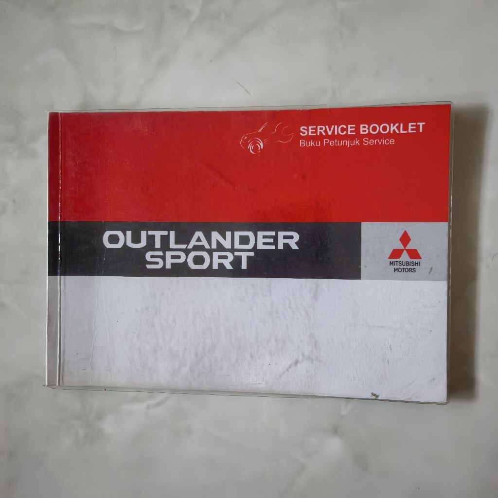 Buku petunjuk servis Service booklet Mitsubishi Outlander Sport Original ORI