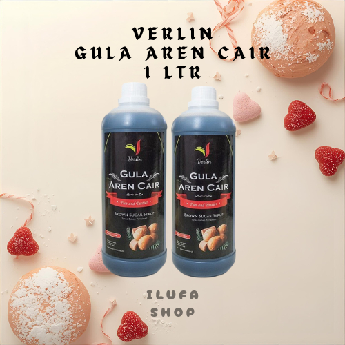 VERLIN GULA AREN CAIR 1LITER BOTOL