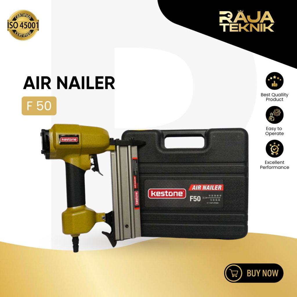Air Nailer F 50 - Alat Paku Angin - Mesin Paku Tembak