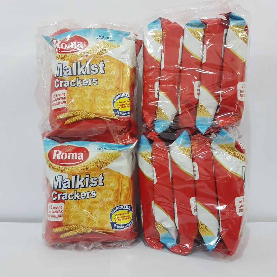 Malkist Crackers Roma Snack Gurih 1Pack @10Pcs