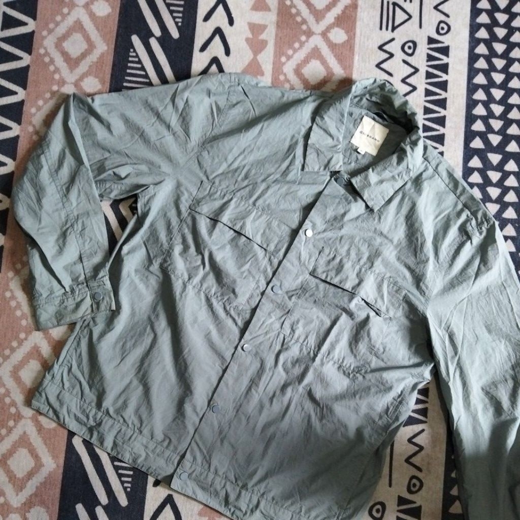 Outer wear giordano,style retro,scena