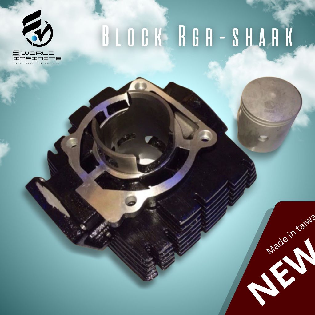 Blok Rgr 150 Set - Original - Blok Rgr Shark, - Per Kop - karet rumah Rgr 150