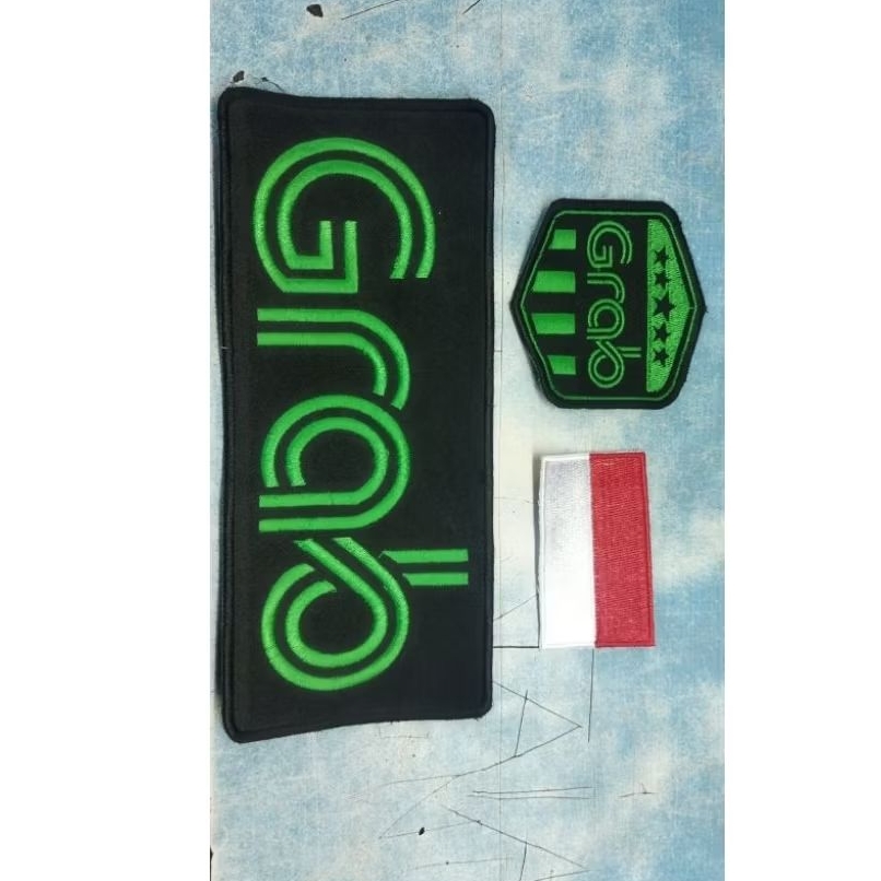 Emblem Bordir Grab Set