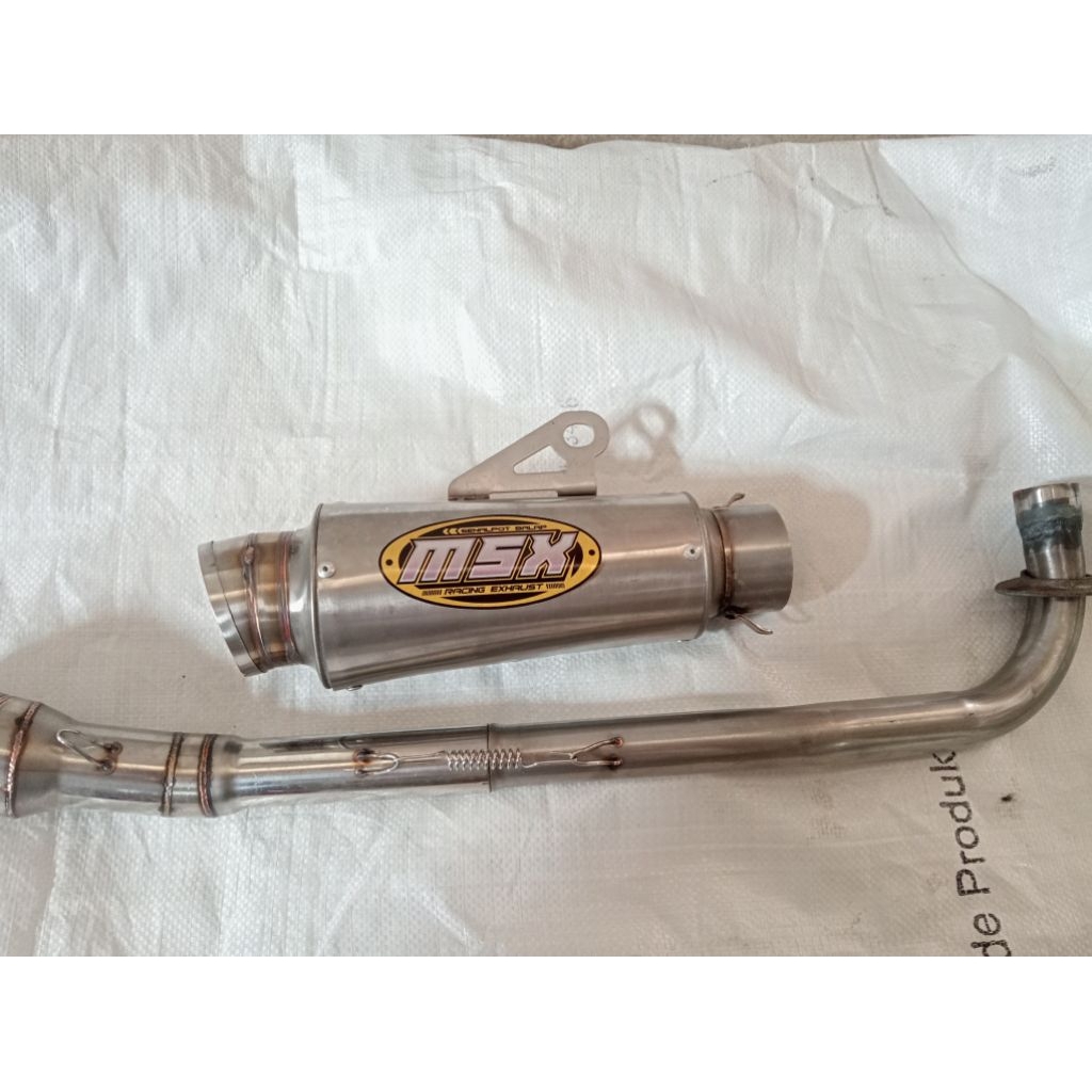 knalpot original msx cantol 19cm dos inlet 50 jrm vega Jupiter supra karisma greand c70 dll