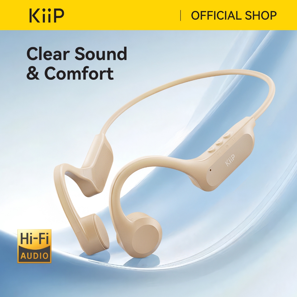 KiiP Wireless DTS10 Bluetooth Headphone Bone Conduction Earphone Headset