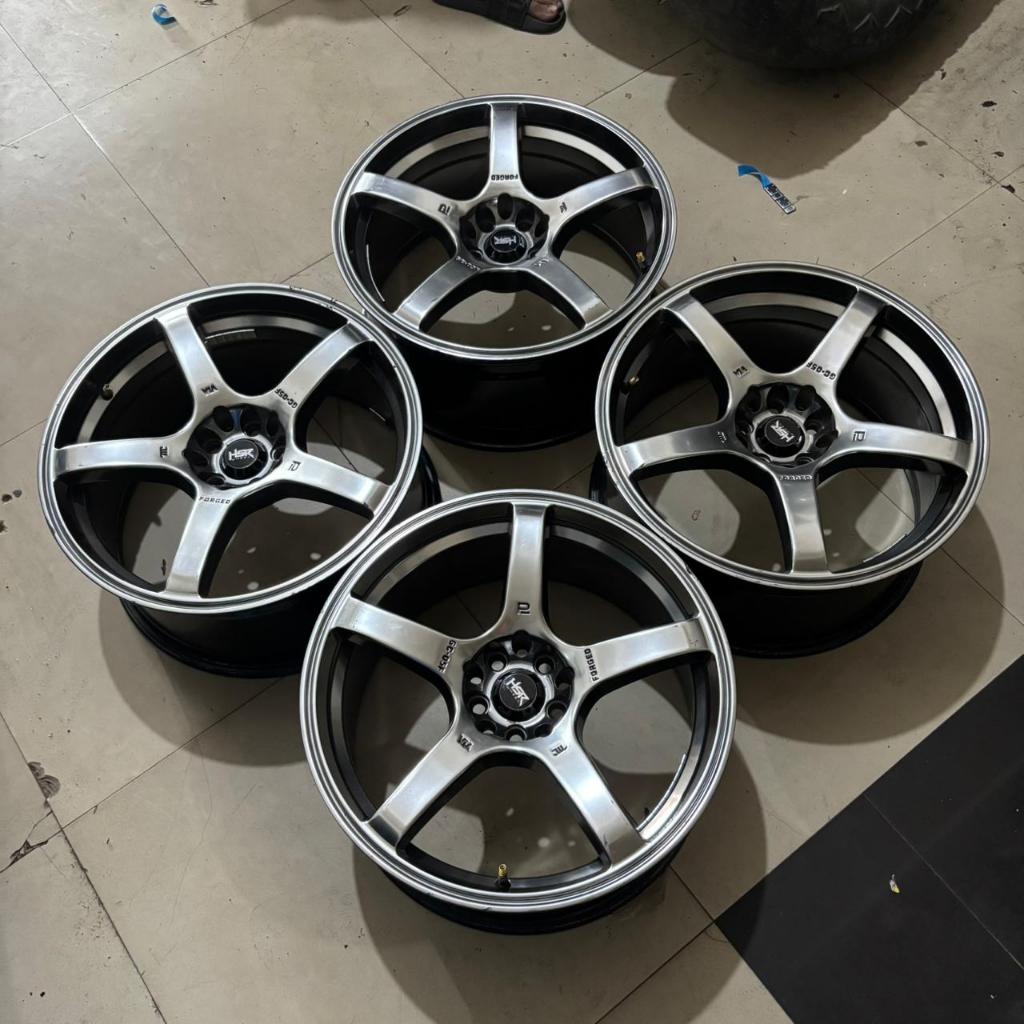 VELG MOBIL SECOND RING 18 TENDON HSR R18 5X1005X114 INNOVA CRV HRV XPANDER AVANZA ALTIS CAMRY DLL