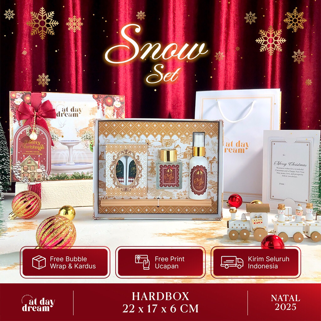 SNOW SET Christmas Hampers & Gift Reed Diffuser - at daydream