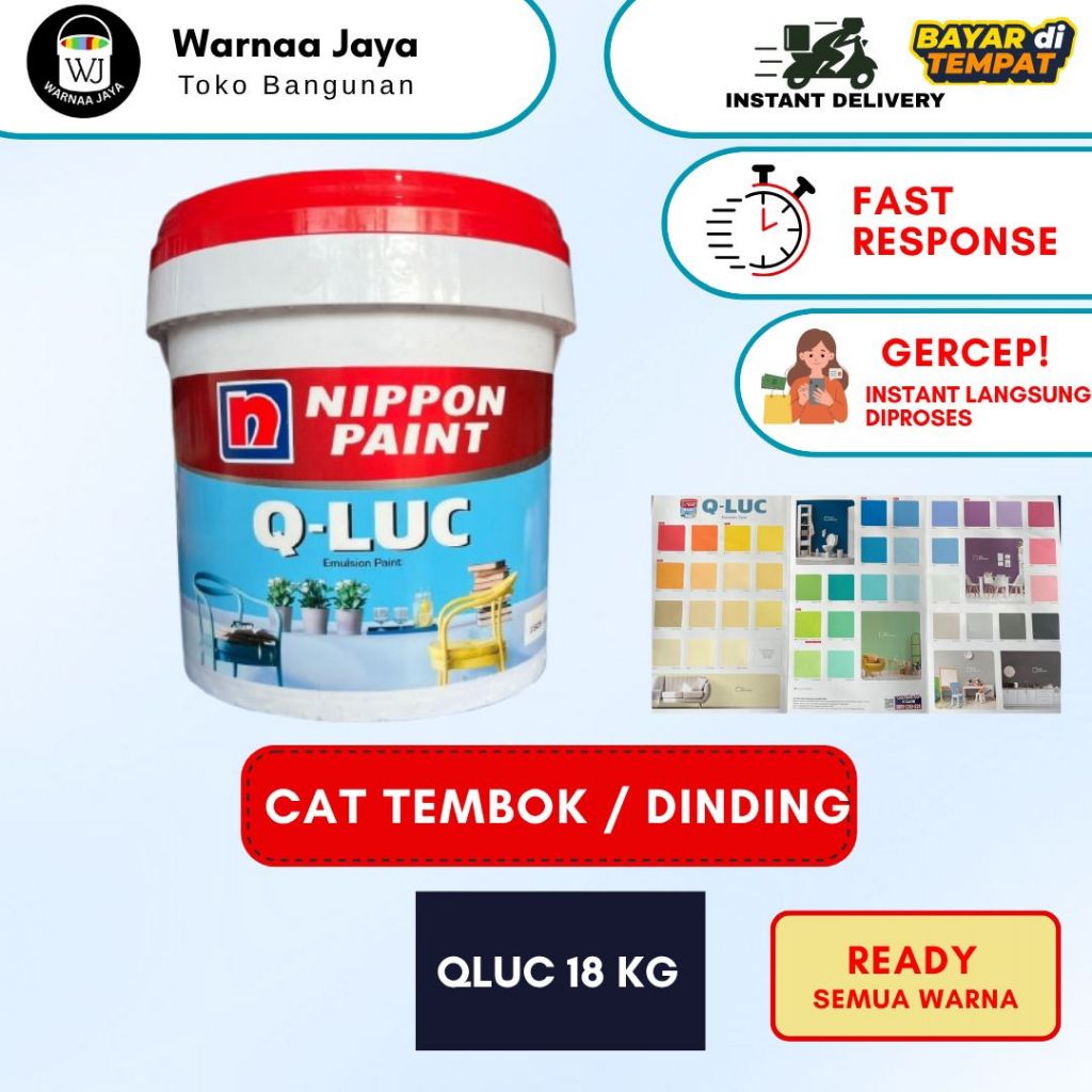 Cat Tembok Qluc 18KG Nippont Paint