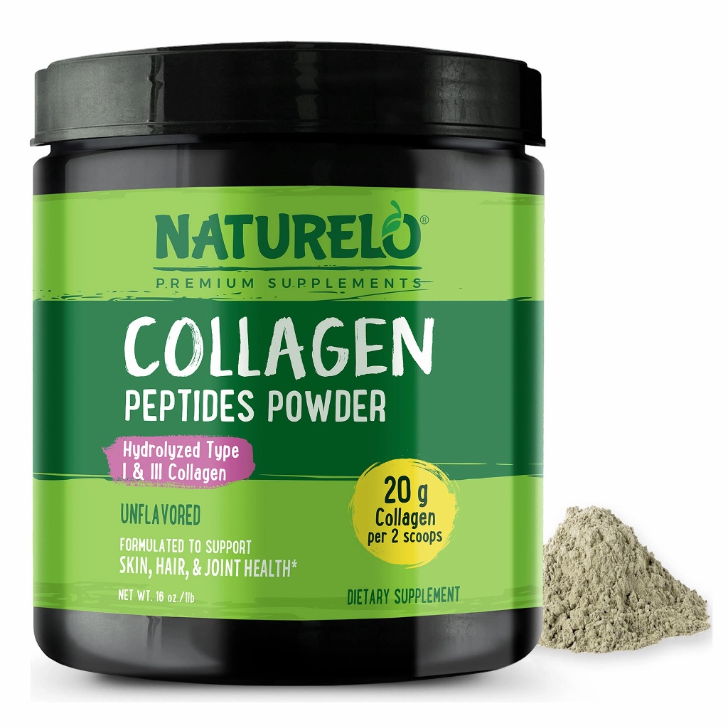 NATURELO - Collagen Peptides Powder - Unflavored - 45 servings