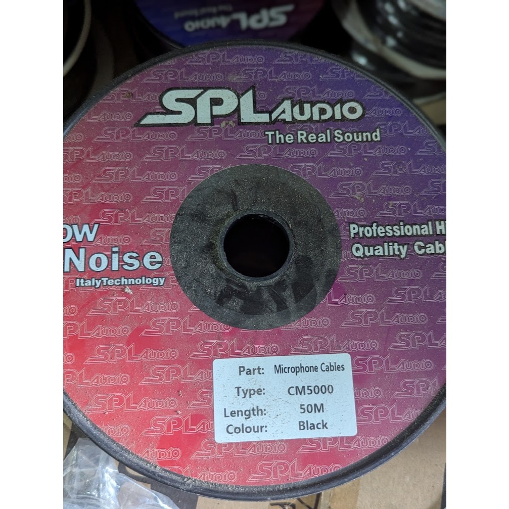 KABEL MICROPHONE SPL AUDIO CM5000 1 ROLL 50 METER