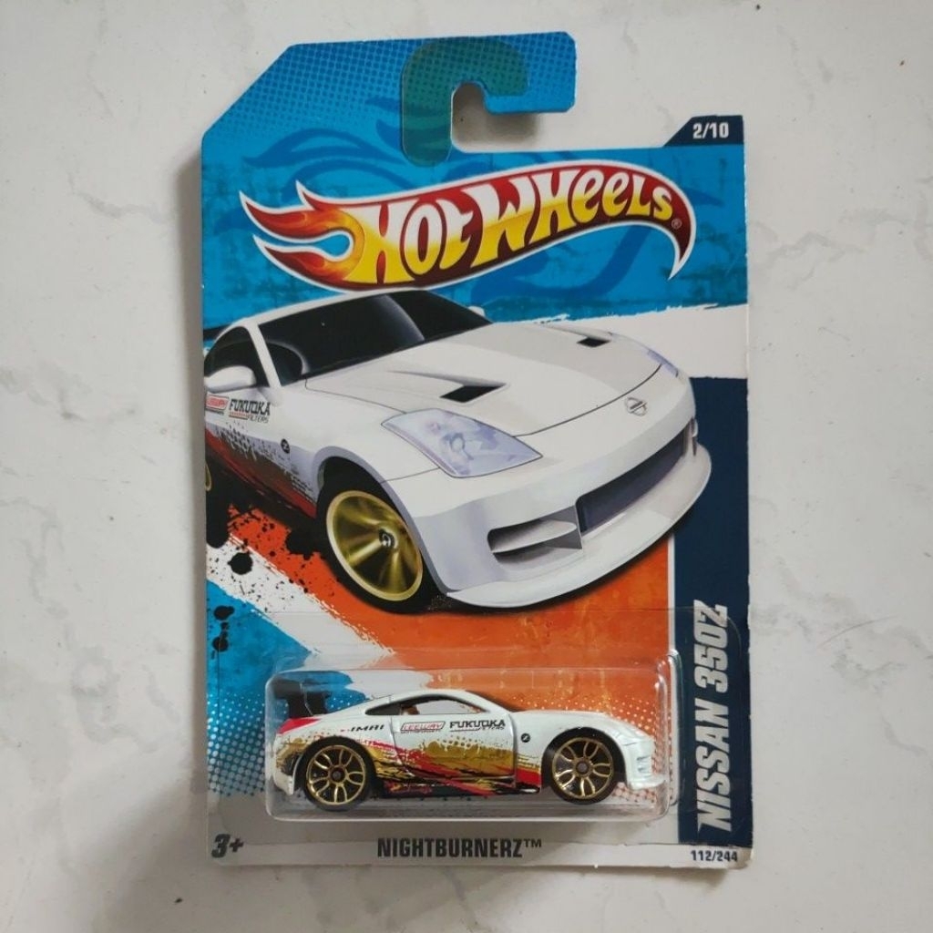 Hotwheels Nissan 350Z Putih
