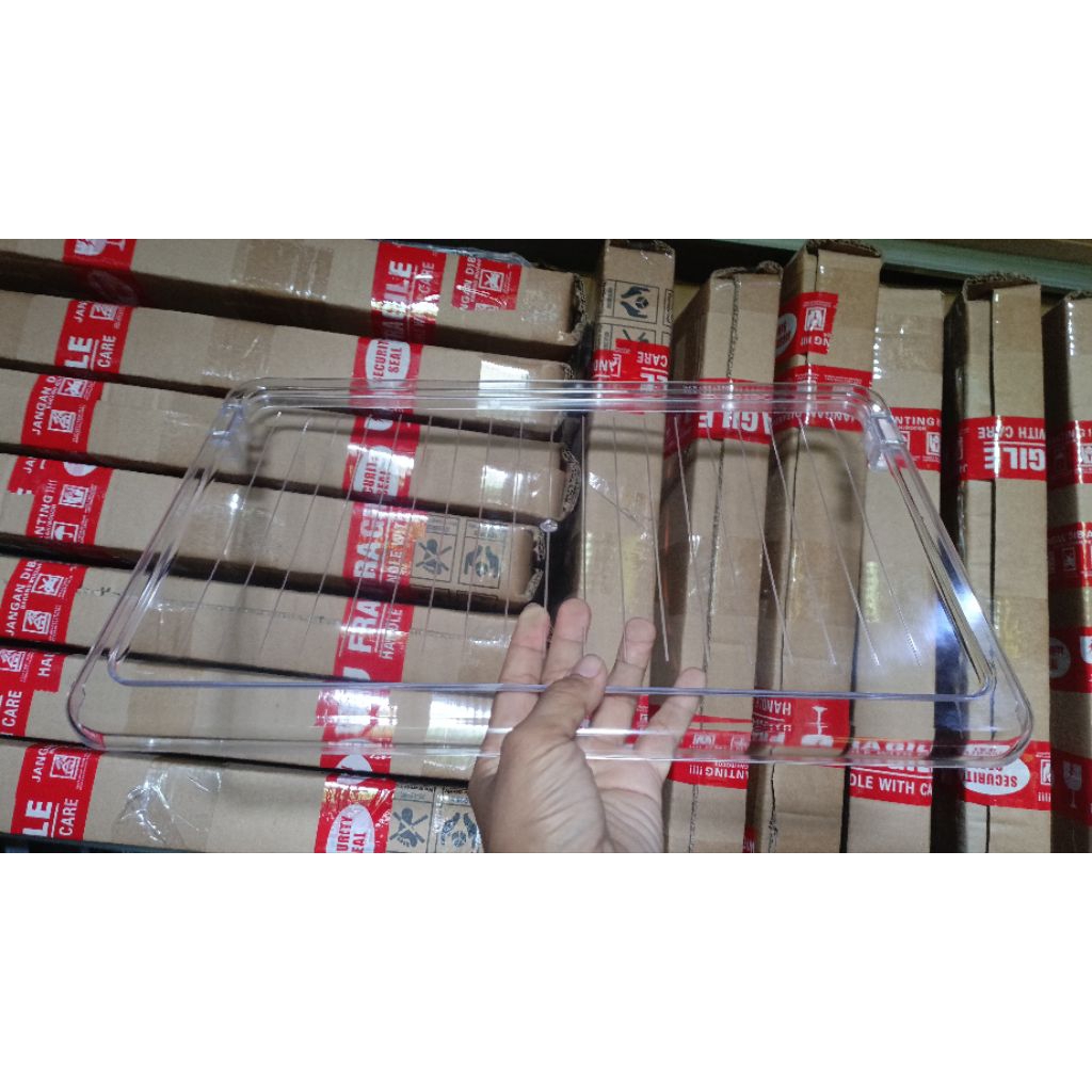 Rak tengah rak kaca rak mika kulkas Polytron 1 dan 2 pintu