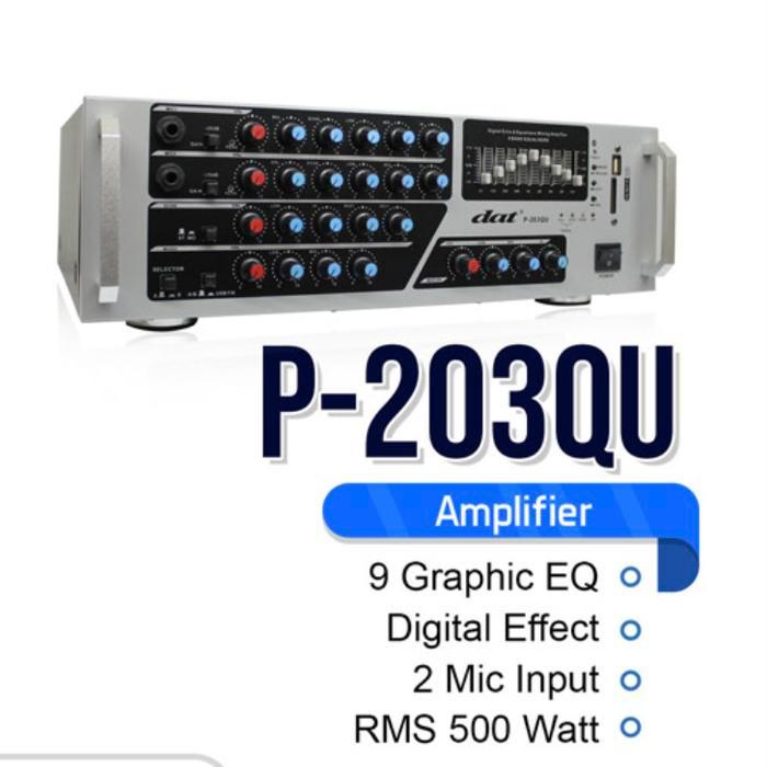 DAT P-203QU Amplifier RMS 500 Watt ORIGINAL