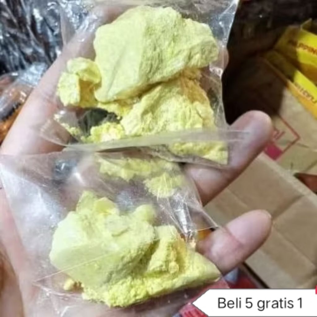 PROMO 5 Gratis 1 Belerang Bubuk Blerang Kuning Sulful Bubuk Obat Gatal