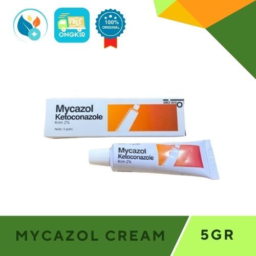 Mycazol Krim | Ketoconazole Cream Salep Jamur, Panu, Kudis & Kurap, Gatal