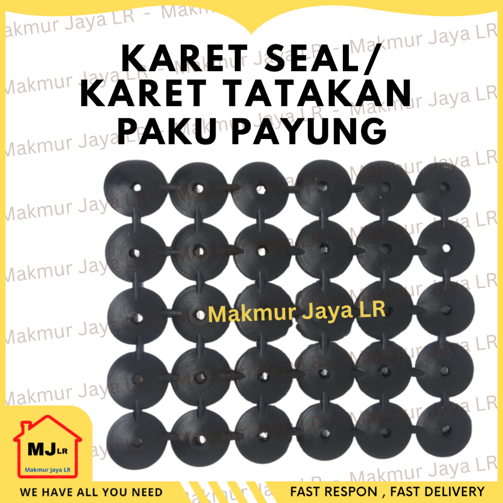 ( grosir ) Karet Paku Payung / Karet Seal Paku Seng Asbes Anti Bocor / Karet Tatakan Paku Payung / S