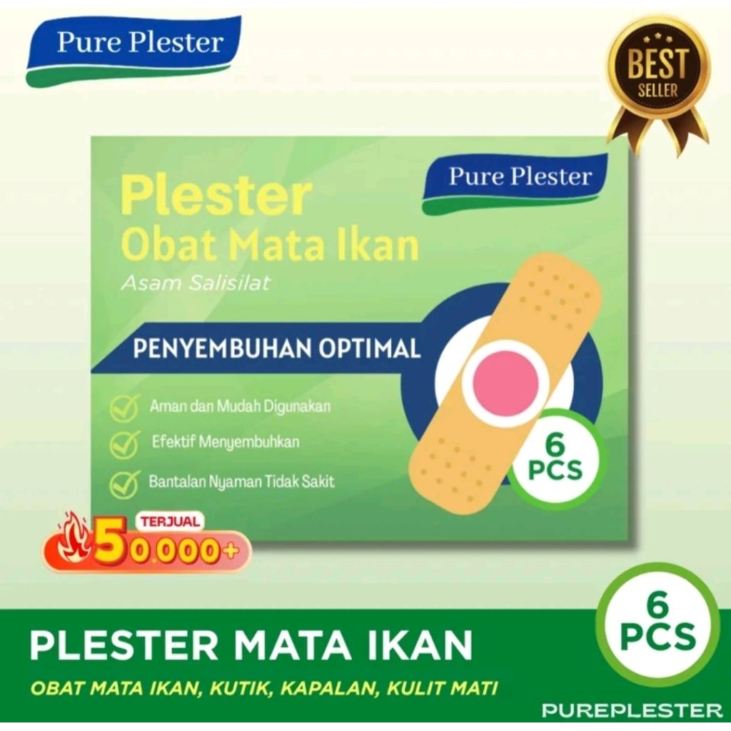 Plester Mata ikan, Obat kapalan  isi 6 pcs