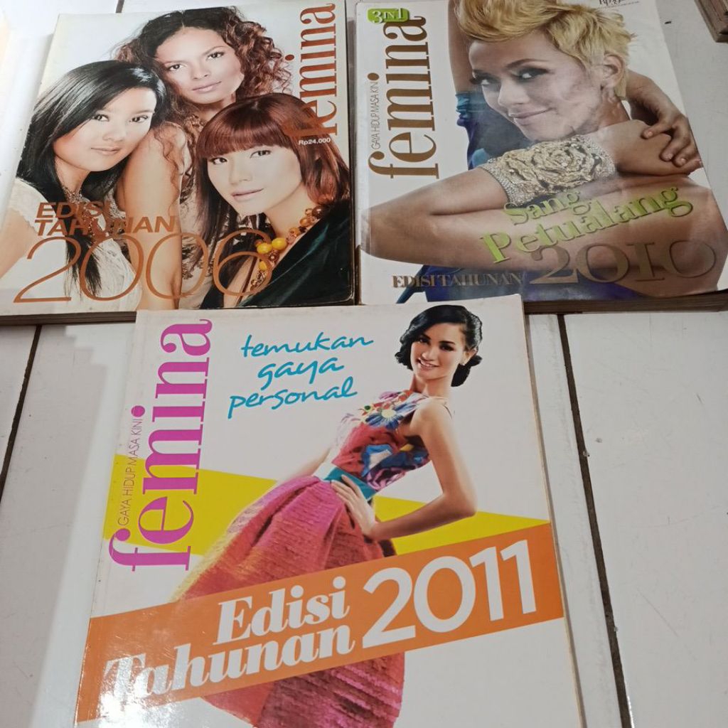 Majalah Femina Edisi Tahunan 2006, 2010, 2011