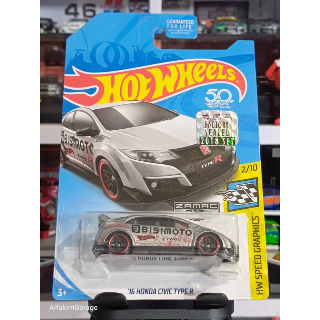 Hot Wheels Honda Acura NSX / Civic EF / EG / EK9 / Si Blue / Gold JAPAN Card / White / Type R HKS / 
