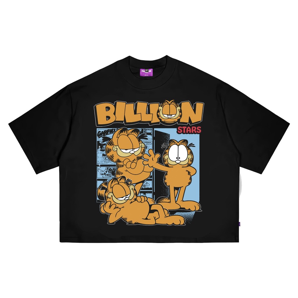 T-SHIRT OVERSIZE - BOOTLEG GARFIELD - BILLIONSTARS - BOOTLEG VINTAGE