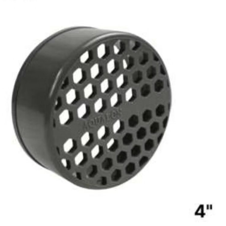 Dop biopori 4" inch Dop saringan luar biopori Tutup pipa Tutup saringan resapan air tanah Drain Cap 