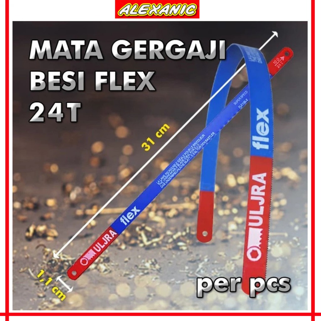 Mata Gergaji Besi Flex / Hacksaw Blade 12" / 12 INCH 24T