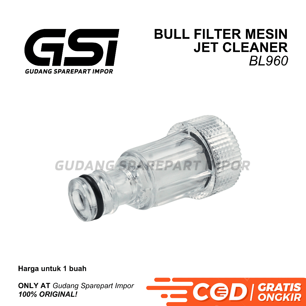 BULL Filter Jet Cleaner / Saringan Inlet Coupler Transparan Lakoni Laguna 70