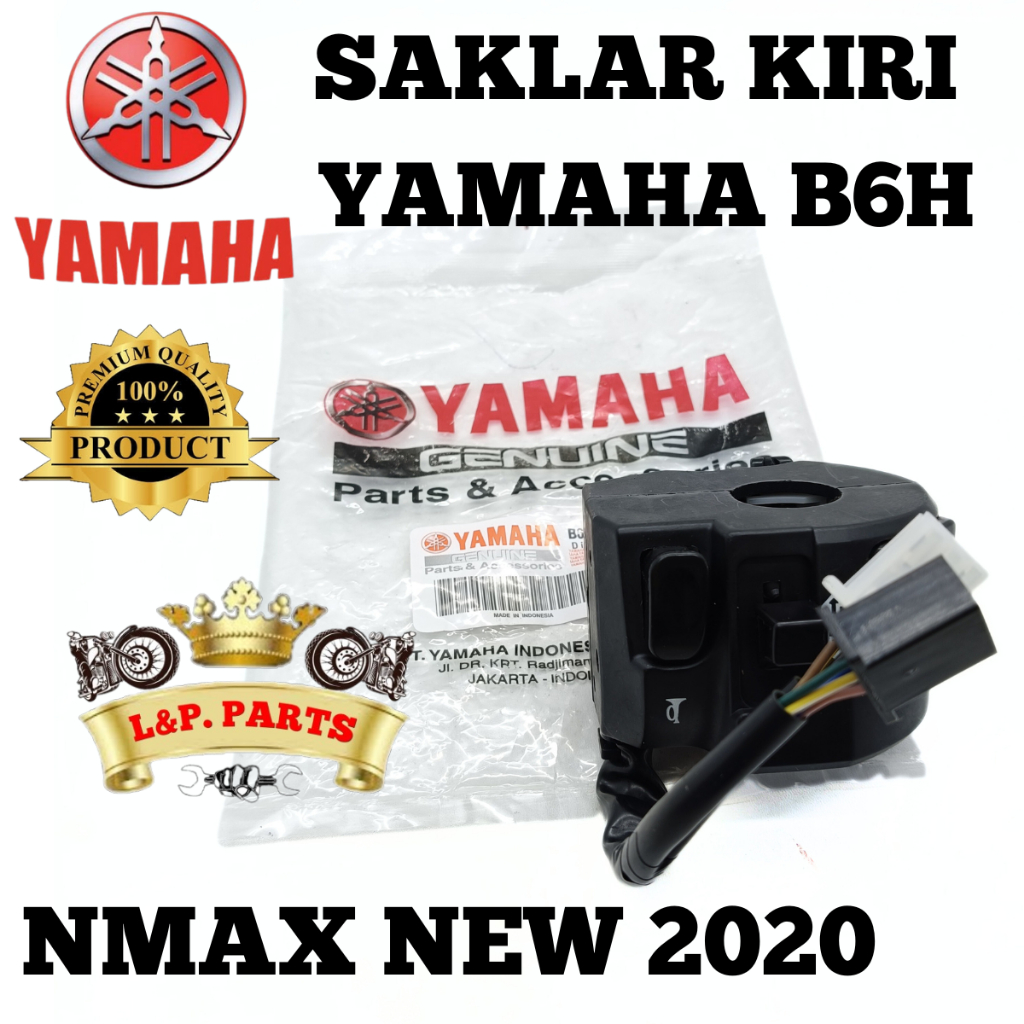 SAKLAR KIRI YAMAHA B6H NMAX NEW 2020 KUALITAS ORI ASLI YAMAHA YGP SWITH HONDER KIRI TOMBOL STATER DA