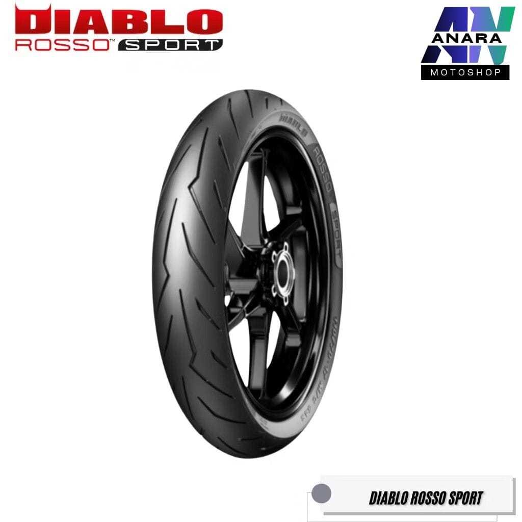 BAN PIRELLI DIABLO ROSSO SPORT 80/90-17 PIRELLI DIABLO ROSSO SPORT 80 90 17 PRODUKSI TERBARU
