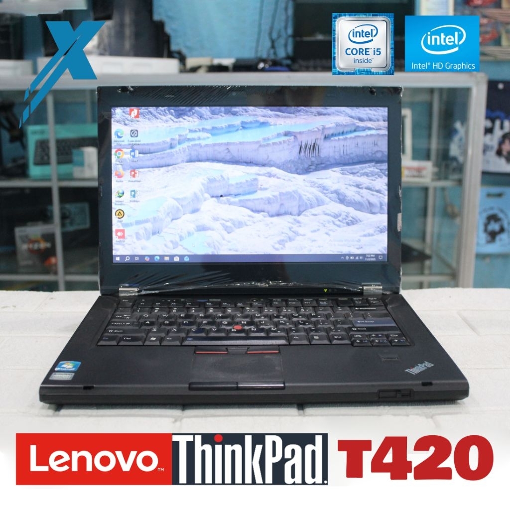Lenovo Thinkpad T420 8GB DDR3 SSD 500GB Intel Core i5 gen 2 Laptop Second