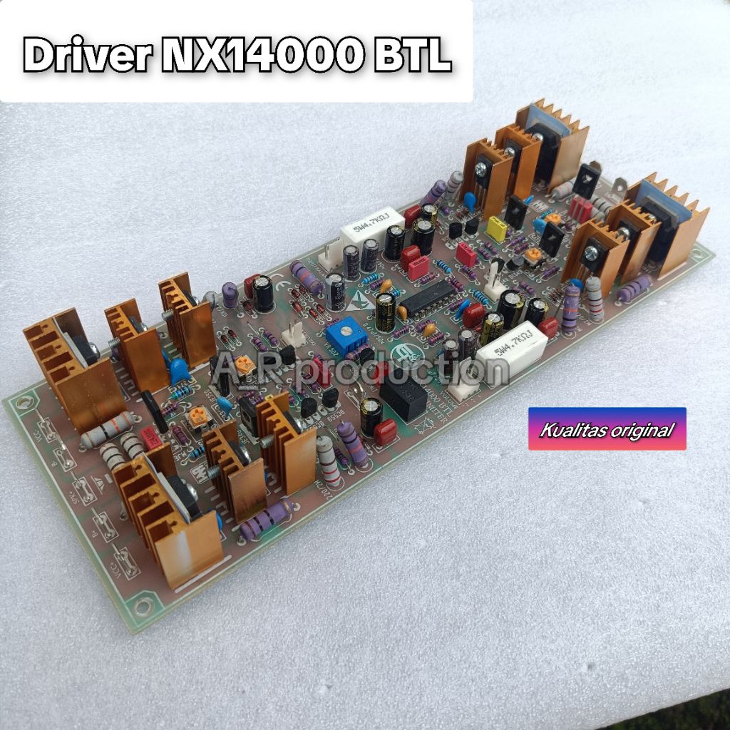 Driver power Nx14000 BTL lengkap inbalanc+Limiter suara jernih cocok untuk speaker 15-18inc subwoofe