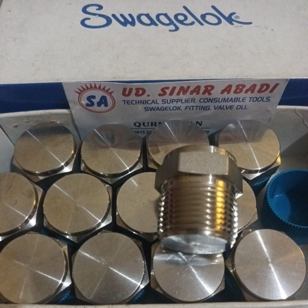 pipe plug swagelok 3/4 mnpt ss 316 ss-12-p