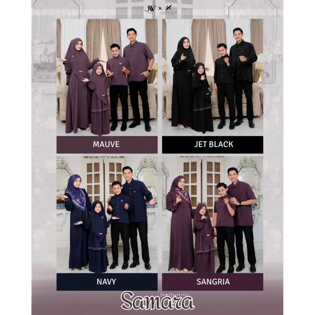 SARIMBIT SAMARA FAMILY SERIES BATCH 3 BY KHAIRIN HIJAB x JANA WEAR [ PRE ORDER ]