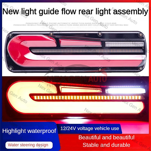 Lampu StopLamp Truk 24 Volt BMW Stop Lamp Rem Belakang Truk CANTER GIGA TRONTON 32cm 12v