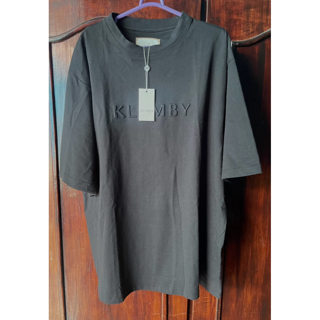 T-Shirt Hitam Wearing Klamby XXL