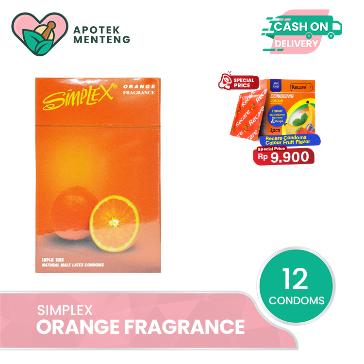Kondom Simplex Orange - Isi 12