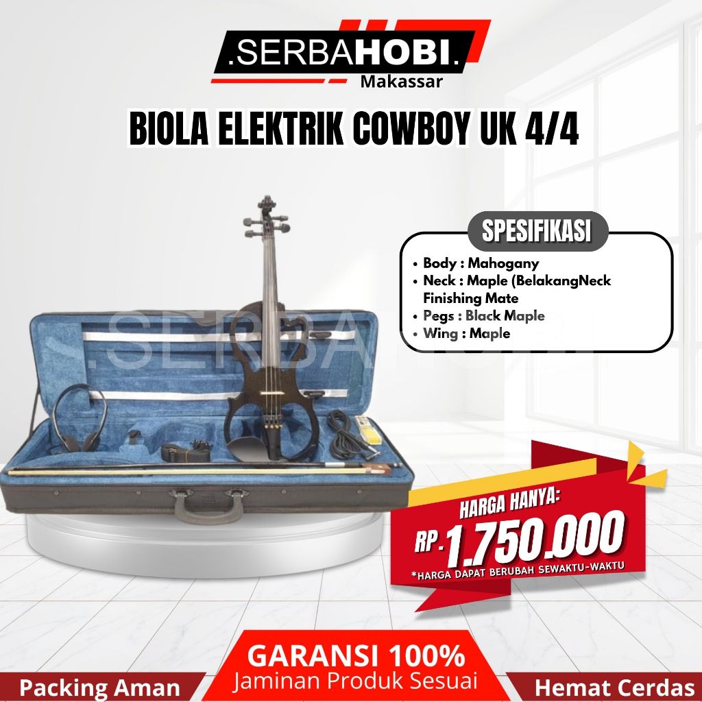 BIOLA AKUSTIK ELEKTRIK COWBOY ORIGINAL FULL SET LENGKAP