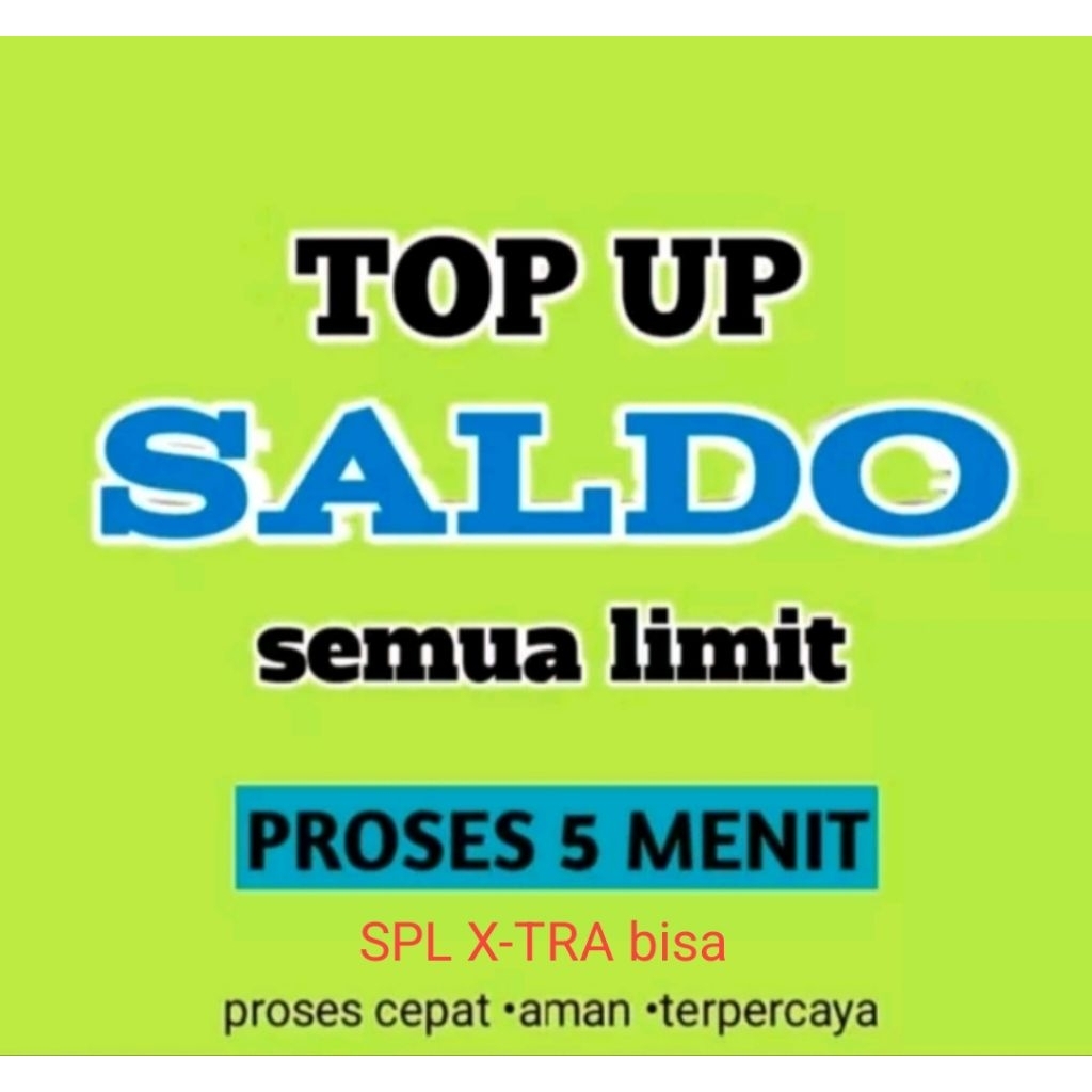BESTSELLER TOP SALDO/PULSA REGULER TRANSFER XL AXIS 500K SAMPAI 25JT A1