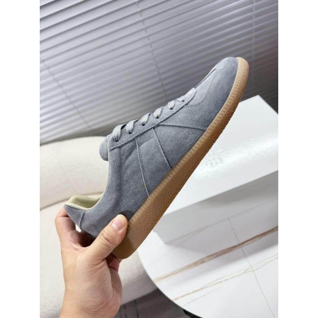 Maison Margiela MM GATS German Army Trainer Replica Grey Suede Authentic GK