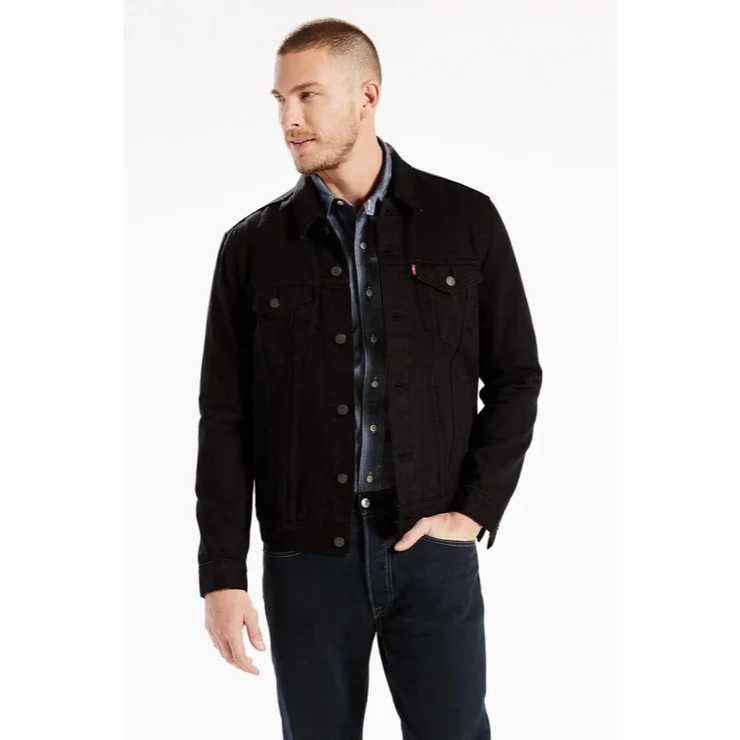 Levis Trucker Jacket Original Stretch Black 72334-0223