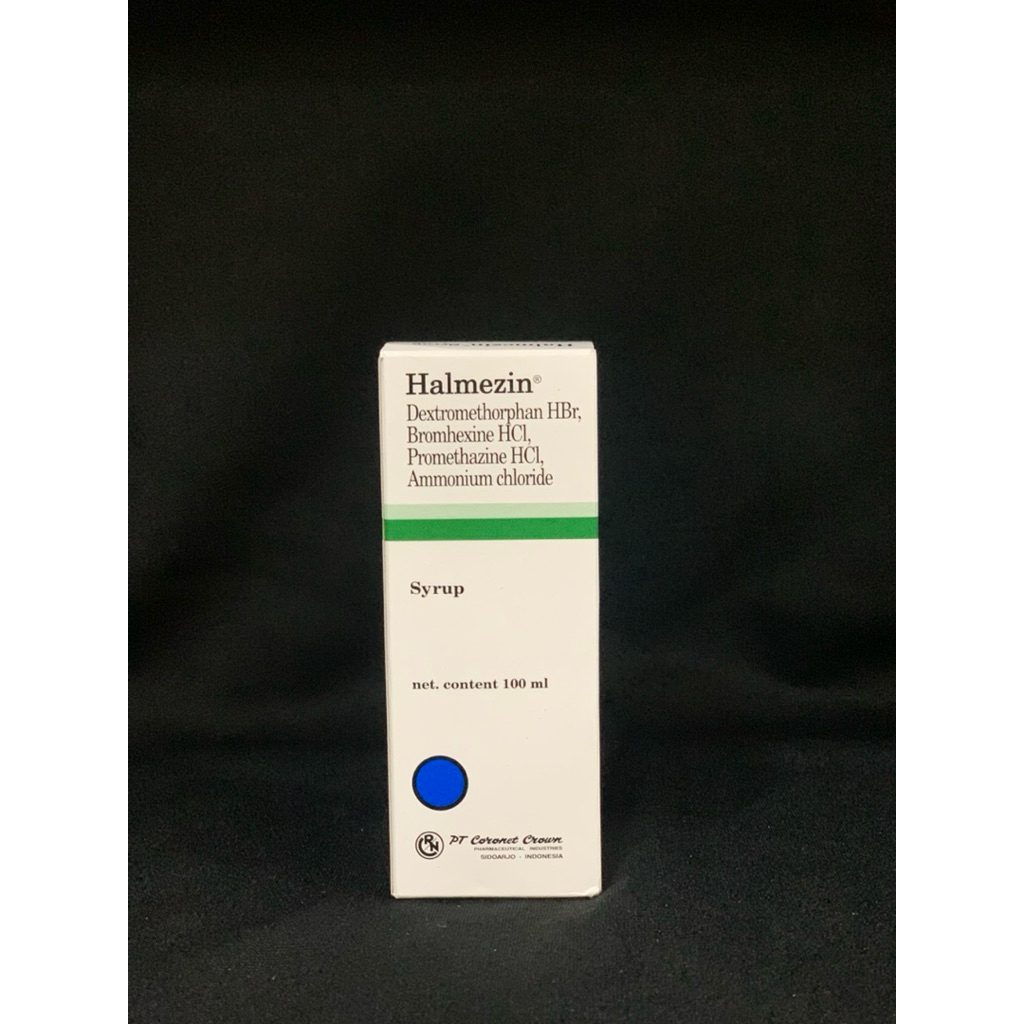 Halmezin Sirup 100 ml  Meredakan Batuk dan bersin- bersni