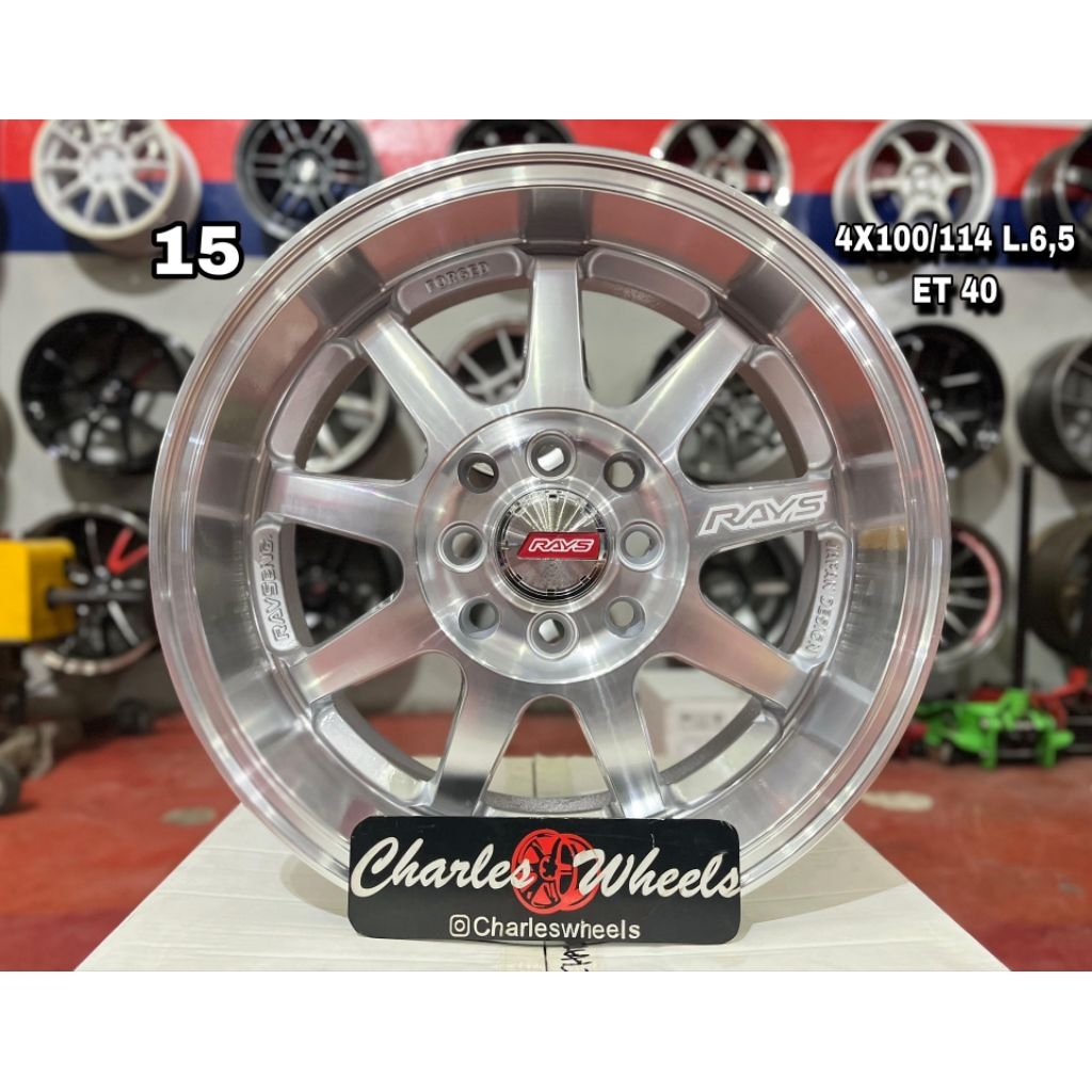 VELG RAYS ALAP RING 15 FULL POLISH