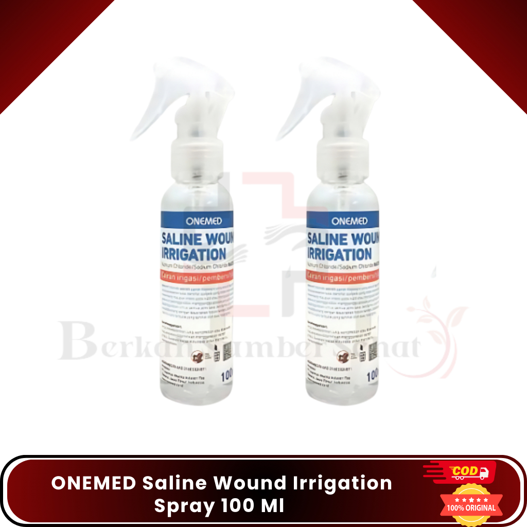 ONEMED Saline Wound Irrigation Spray 100 Ml (NaCl 0.9%) - Cairan Cuci Luka ONE MED